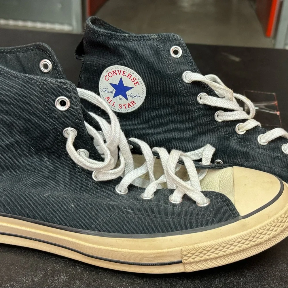 Converse 70s Fear Of God Converse Sizing Converse X Fear Of God Chuck 70 Hi "Black" Sneakers Black FARFETCH
